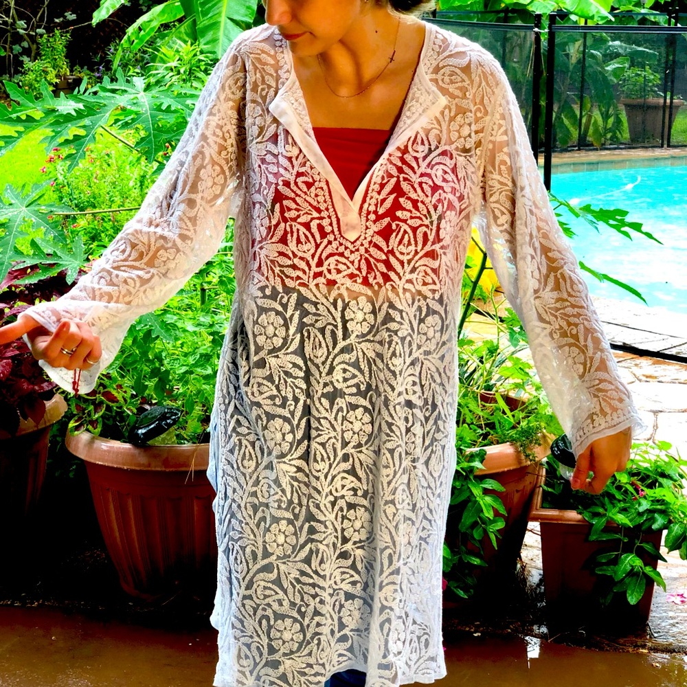 Lacy tunic